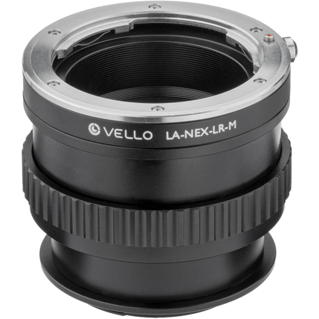 Vello Leica R Adaptador de Lente a Sony E-Mount con Enfoque Macro Helicoidal