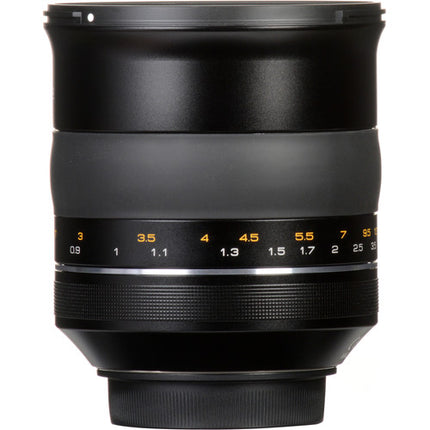 Samyang XP 85mm f 1.2 objetivo para Canon EF apertura f 1.2 a f 16 con parasol y tapas