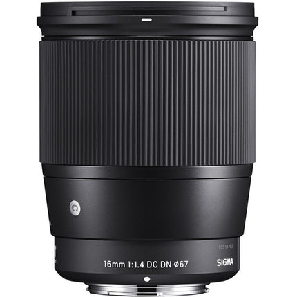 Sigma 16mm f/1.4 DC DN Objetivo Sony E APS-C apertura f/1.4