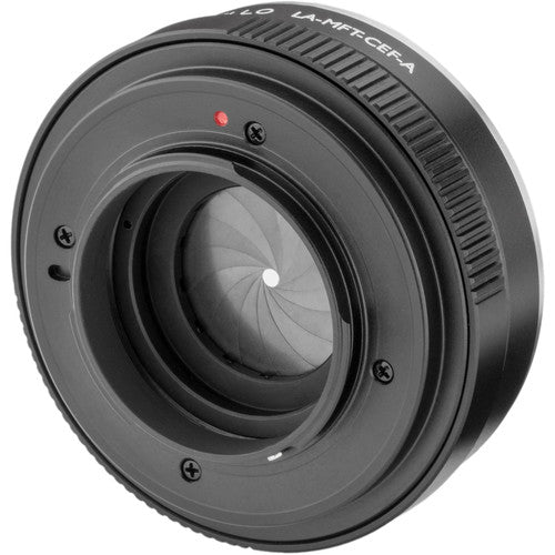 Vello Adaptador de Lente Canon EF EF-S a Micro Cuatro Tercios con Control de Apertura y Enfoque Infinito
