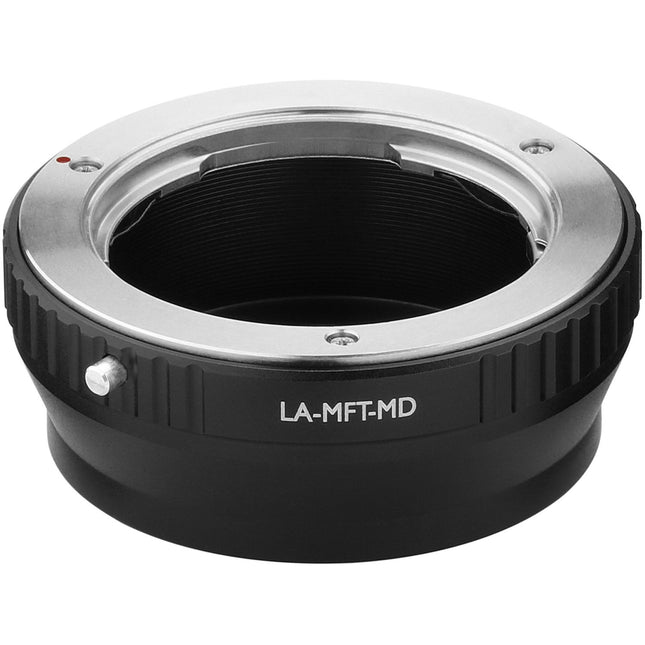 Vello Minolta MD Adaptador para Lentes a Montura Micro Cuatro Tercios con Enfoque Infinito y Aleación de Zinc