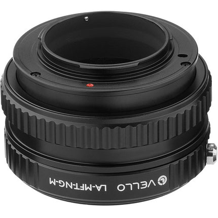 Vello Adaptador de Objetivo Nikon F G a Micro Cuatro Tercios con Macro y Control de Apertura