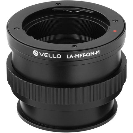 Vello Olympus OM Adaptador de Lentes para Micro Cuatro Tercios con Macro y Enfoque Helicoidal