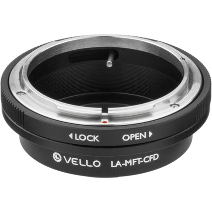 Vello Adaptador de Montura para Lentes Canon FD a Micro Cuatro Tercios con Enfoque Infinito y Construcción de Aleación de Zinc