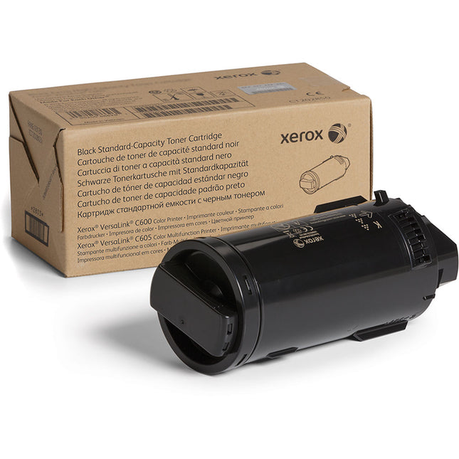 Xerox 106R03899 Cartucho de Tóner Negro Capacidad Estándar 6000 Páginas para VersaLink C600 y C605