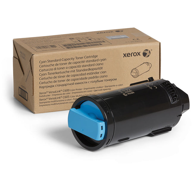 Xerox 106R03896 Cartucho de tóner cian capacidad estándar 6000 páginas para VersaLink C600 C605