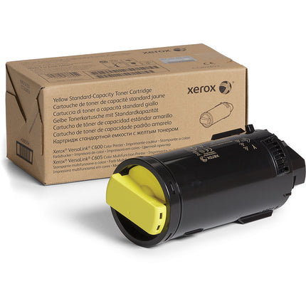 Xerox 106R03898 Cartucho de Tóner Amarillo Capacidad Estándar 6000 Páginas para VersaLink C600 C605