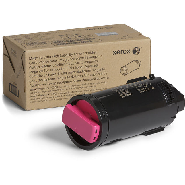 Cartucho de Tóner Magenta Extra Alta Capacidad Xerox 106R03867 9000 Páginas para Impresoras VersaLink C500 C505