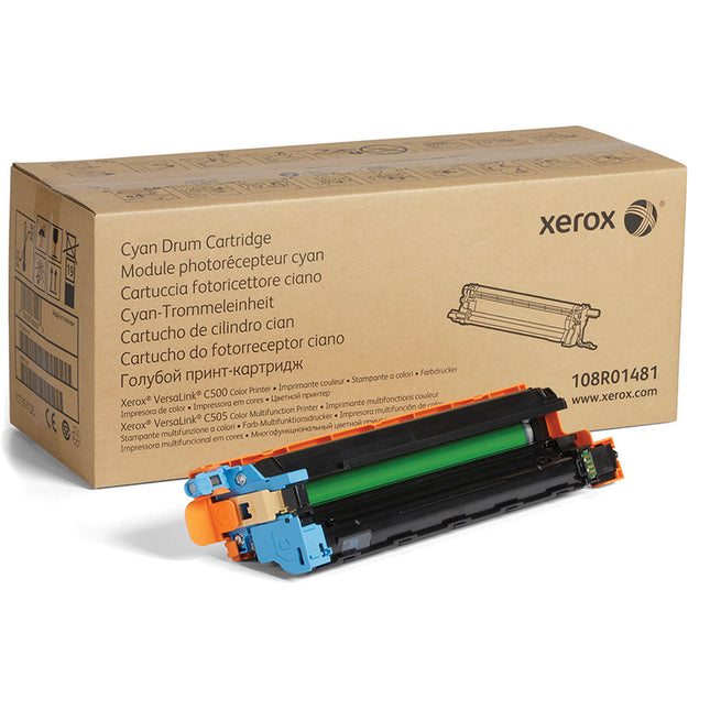 Xerox 108R01481 Tambor Cian para Impresoras VersaLink C500 C505 40000 páginas