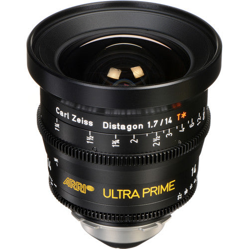 ARRI Ultra Prime 14mm T1.9 Objetivo Gran Angular PL Enfocado en Pies