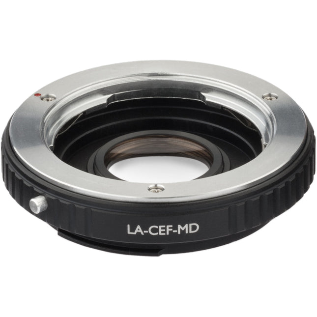 Vello Adaptador Minolta MD a Canon EF EF-S con vidrio óptico y enfoque infinito