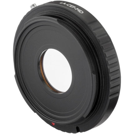 Vello Adaptador Minolta MD a Canon EF EF-S con vidrio óptico y enfoque infinito