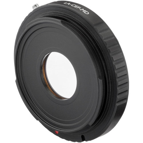 Vello Adaptador Minolta MD a Canon EF EF-S con vidrio óptico y enfoque infinito