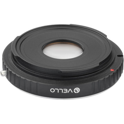 Vello Adaptador Minolta MD a Canon EF EF-S con vidrio óptico y enfoque infinito