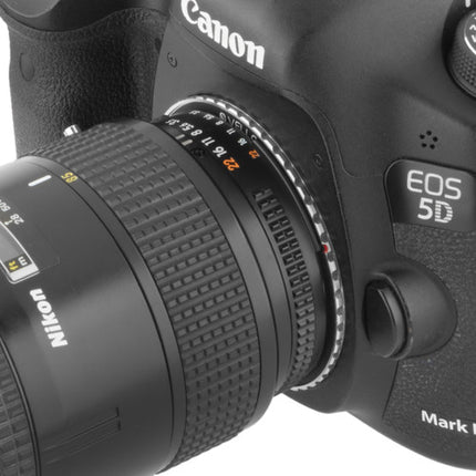 Vello Adaptador de Objetivo Nikon F a Canon EF/EF-S con Enfoque Infinito