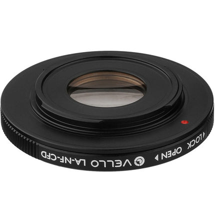 Vello Adaptador de Lente Canon FD a Montura Nikon F con Elemento Óptico Recubierto y Foco Infinito
