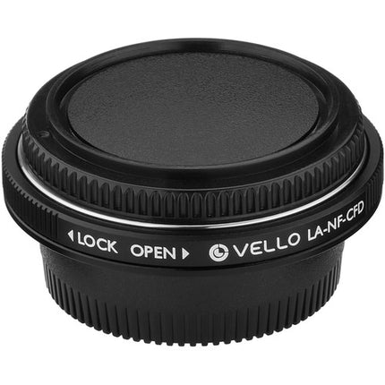 Vello Adaptador de Lente Canon FD a Montura Nikon F con Elemento Óptico Recubierto y Foco Infinito