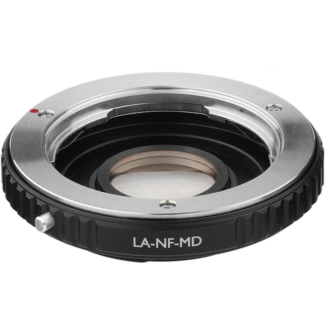 Vello Minolta MD a Nikon F Adaptador de Lentes con Elemento Óptico Coated y Enfoque Infinito