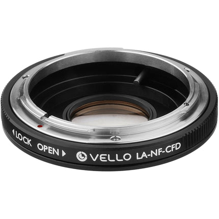 Vello Adaptador de Lente Canon FD a Montura Nikon F con Elemento Óptico Recubierto y Foco Infinito