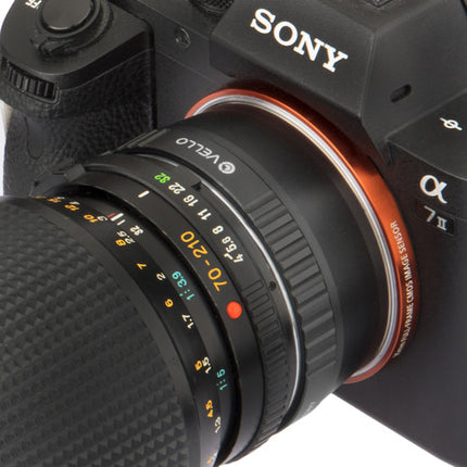 Vello Minolta MD Adaptador de Lente para Cámara Sony E Montura Zinc