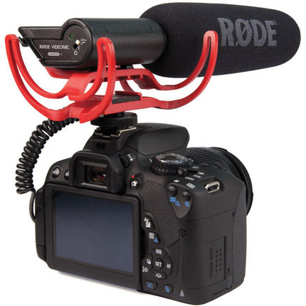 RODE VideoMic Micrófono Shotgun para Cámara con 100 horas batería y filtro de graves