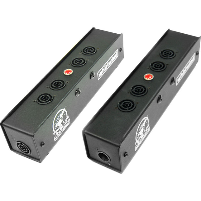 Whirlwind Power Link PL1 Stringer con 4 Salidas PowerCON TRUE1 y Entrada y Salida TRUE1