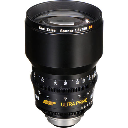 ARRI Ultra Prime 180mm T1.9 Lente PL Mount Cubre Super 35 Enfoque 8.6in