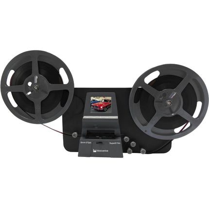Wolverine Data Film2Digital MovieMaker-PRO Convertidor de película 8mm y Super 8 con sensor CMOS 3.53MP y video Full HD 1080p
