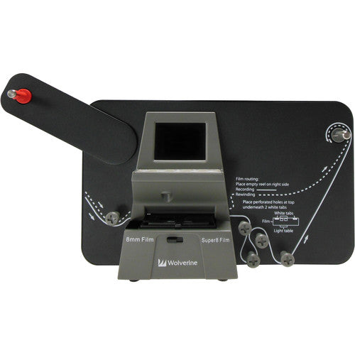 Wolverine Data Film2Digital MovieMaker-PRO Convertidor de película 8mm y Super 8 con sensor CMOS 3.53MP y video Full HD 1080p