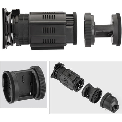 Genaray Contender Foco LED Kit de 3 Luces 5600K CRI 95 Más Módulo Batería