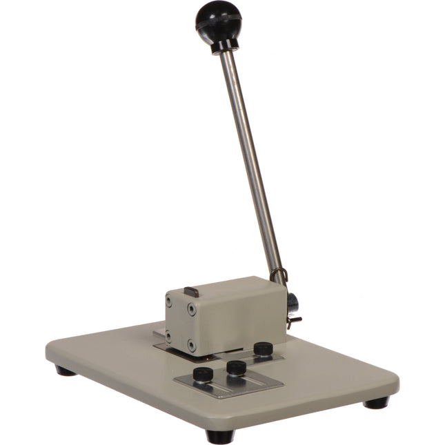 BRADY PEOPLE ID Perforadora Manual de Mesa para Tarjetas con Guías Ajustables Slots 9/16 x 1/8 pulgadas