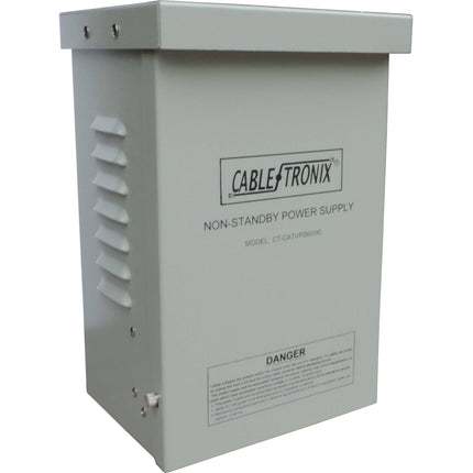 CableTronix Fuente de alimentación CATV 60 90 VAC con soporte de montaje
