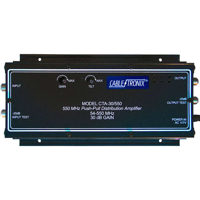 CableTronix CTA-30/550 Amplificador de distribución montaje en pared garantía 1 año