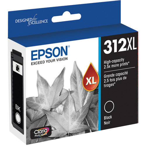 Epson T312XL Cartucho de Tinta Negro Claria Photo HD para Impresoras Fotográficas 500 Páginas