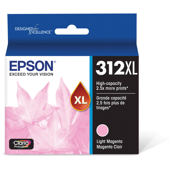 Epson T312XL Cartucho de Tinta Foto HD Magenta Claro 830 Páginas