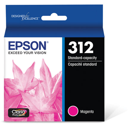 Epson T312 Magenta Claria Photo HD Cartucho de Tinta 360 Páginas Sensormatic