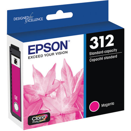 Epson T312 Magenta Claria Photo HD Cartucho de Tinta 360 Páginas Sensormatic