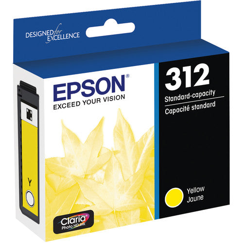 Epson T312 Cartucho de tinta Amarillo Claria Photo HD para impresora con rendimiento 360 páginas