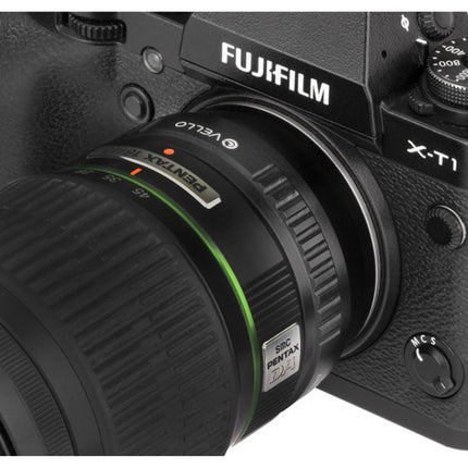 Vello Leica M Adaptador de Lente para Cámara FUJIFILM X con Enfoque Infinito