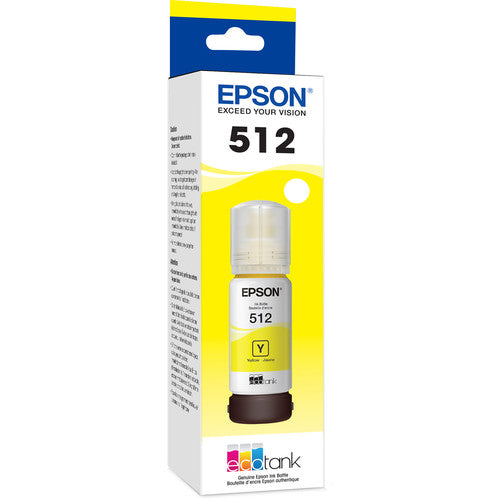 Epson T512 Botella de Tinta Amarilla EcoTank 70mL para ET-7700 5000 Páginas