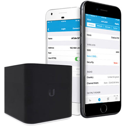 Ubiquiti airCube Wireless-AC1167 Punto de Acceso Wi-Fi Dual Banda 1167 Mbps 4 Puertos Gigabit PoE