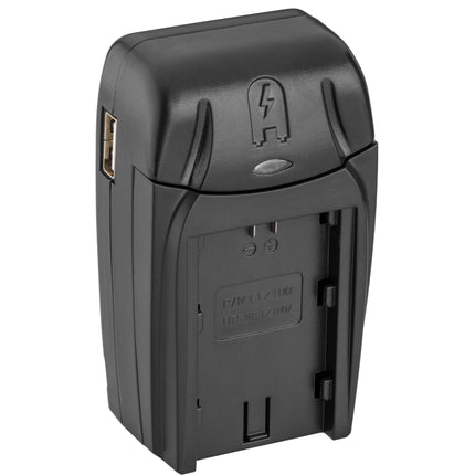 Watson Compact Cargador AC DC para Batería NP-FZ100 con Adaptador Europeo y Puerto USB