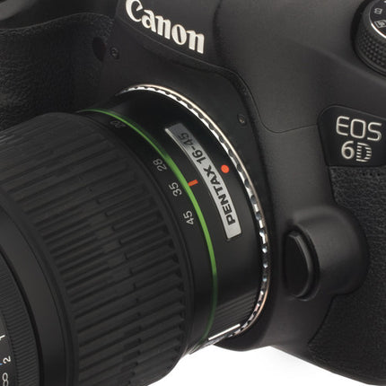 Vello Adaptador de Lente Pentax K a Montura Canon EF-S para Cámaras APS-C