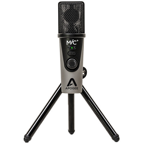 Apogee Electronics MiC Plus Micrófono USB Condensador Cardioide 96 kHz 24-Bit con Trípode