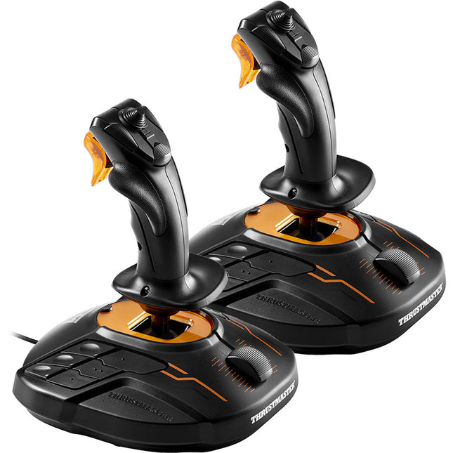 Thrustmaster T.16000M FCS Space Sim Duo Palancas de Vuelo Ambidiestras 16 Botones 4 Ejes