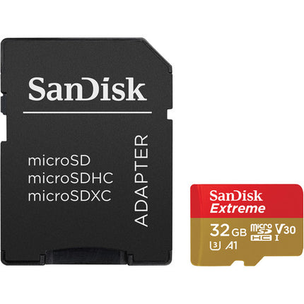 SanDisk 32GB Extreme UHS-I microSDHC Tarjeta de Memoria 100MBs Velocidad y Adaptador SD
