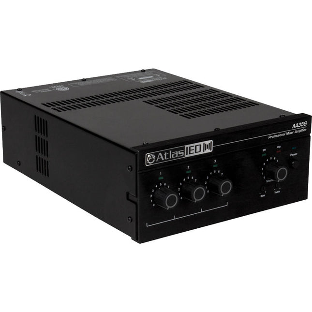AtlasIED AA35G Amplificador Mezclador 3 Entradas 35W Control Volumen