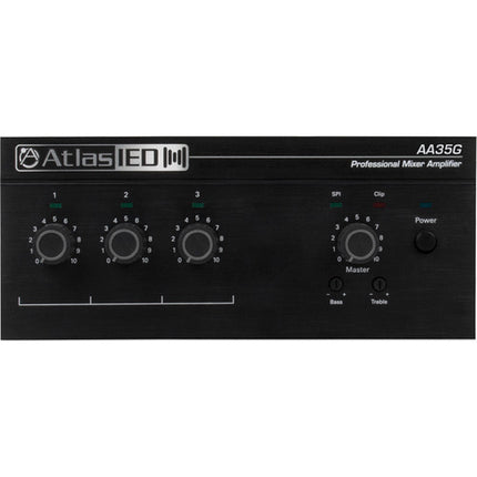 AtlasIED AA35G Amplificador Mezclador 3 Entradas 35W Control Volumen