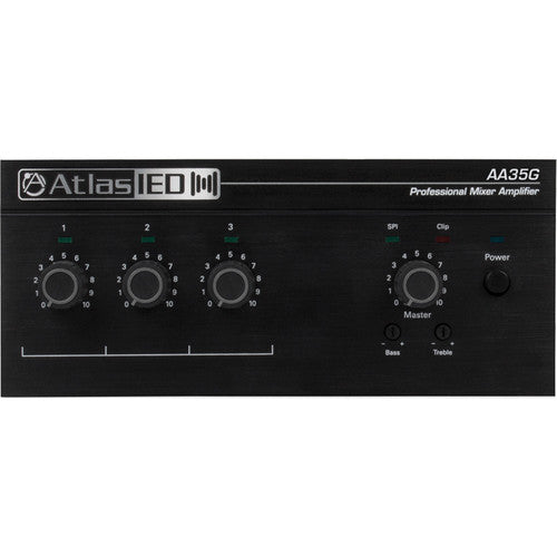 AtlasIED AA35G Amplificador Mezclador 3 Entradas 35W Control Volumen