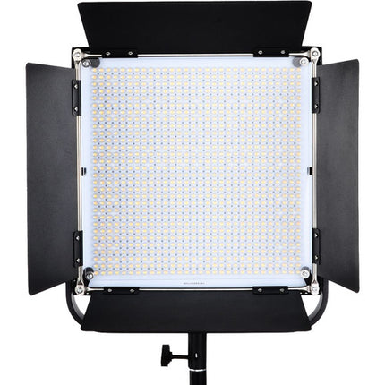 Bescor FP-900 Kit de Iluminación LED Bi-Color 2 Luces con Batería 90+ CRI